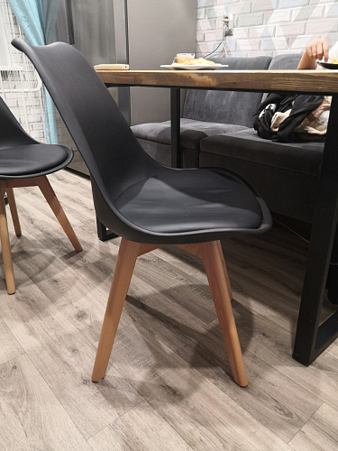 Деревянный стул Bonuss dark gray фото покупателя 190