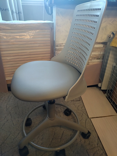 Компьютерное кресло Kiddy/Кидди бирюзовое ткань (сетка) фото покупателя 54