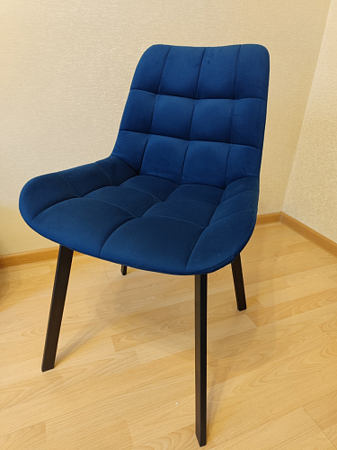 Стул на металлокаркасе Челси бежевый / черный фото покупателя 209