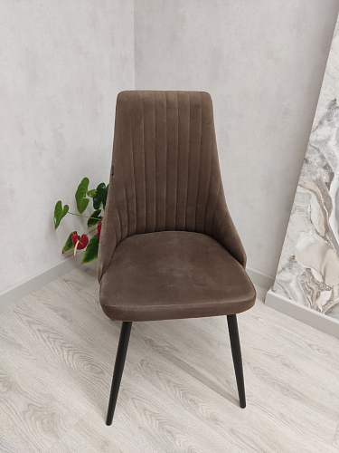 Стул на металлокаркасе Нараян velutto 23 / черный фото покупателя 5