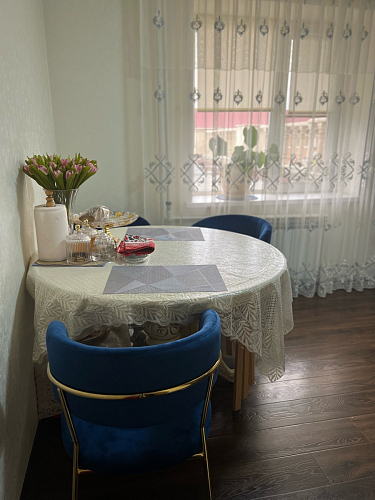 Стул на металлокаркасе Kamelia зеленый / золото фото покупателя 22