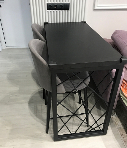 Барный стул Амизуре катания изумруд / черный матовый фото покупателя 2