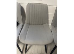 Стул на металлокаркасе Вейв светло-серый (hl 63) / 10К черный каркас фото покупателя 325