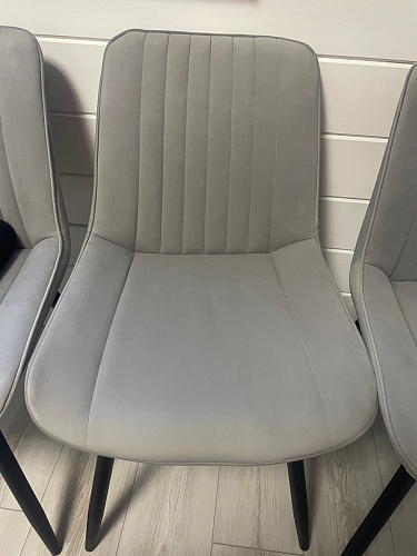 Стул на металлокаркасе Седа К латте / черный фото покупателя 325