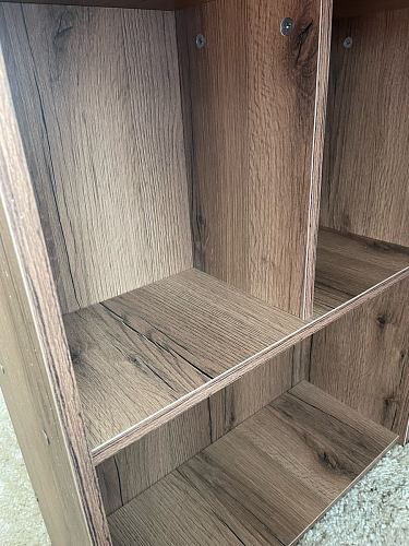 Письменный стол Битти Лофт 116х60х75 дуб вотан / черный матовый фото покупателя 88