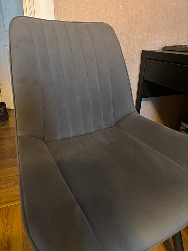 Стул на металлокаркасе Седа К латте / черный фото покупателя 282