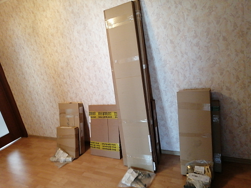 Шкаф двухдверный Спарта 01 венге / дуб млечный фото покупателя 1