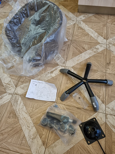 Компьютерное кресло Тибо 01 светло-коричневый / черный фото покупателя 184