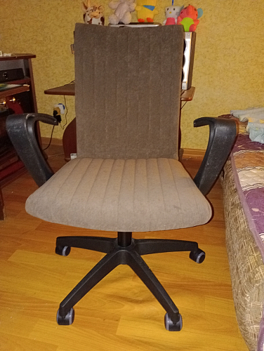 Компьютерное кресло Spark/Спарк флок бежевый 7 фото покупателя 6