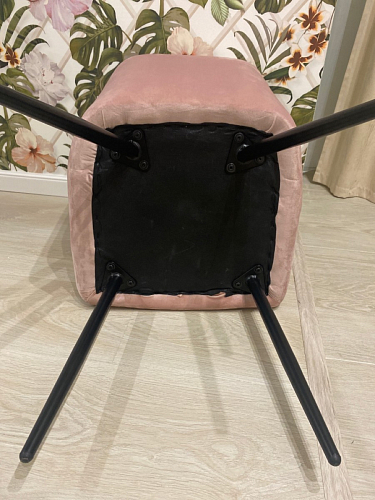 Стул на металлокаркасе Slam dark beige фото покупателя 113