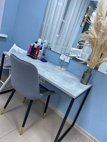 Стул на металлокаркасе Seda 1 green / gold / black фото покупателя 42