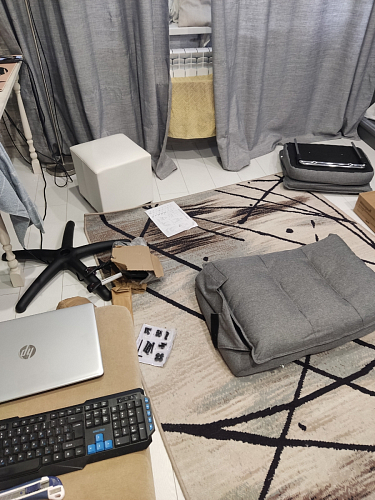 Компьютерное кресло Rapid голубое фото покупателя 107