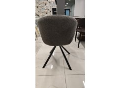 Стул на металлокаркасе Solomon крутящийся white / black из шоурума 2