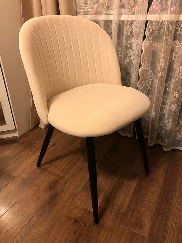 Стул на металлокаркасе Gabi gray / black фото покупателя 783