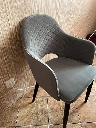 Стул на металлокаркасе Vener 2 light purple / black фото покупателя 2