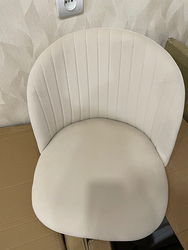 Стул на металлокаркасе Gabi latte / gold / black фото покупателя 478