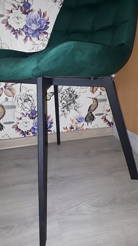 Стул на металлокаркасе Челси бежевый / черный фото покупателя 146