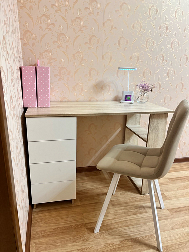 Комплект стульев Чилли 2 шт бежевый / черный фото покупателя 957