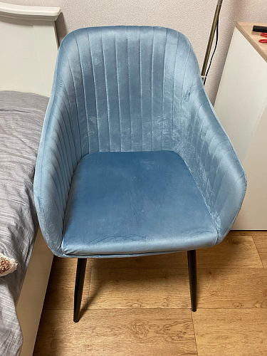 Стул на металлокаркасе Slam тёмно-серый фото покупателя 56