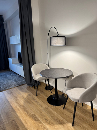 Стол Тулип 90х73 дуб вотан / белый  - Уцененный экземпляр фото покупателя 54