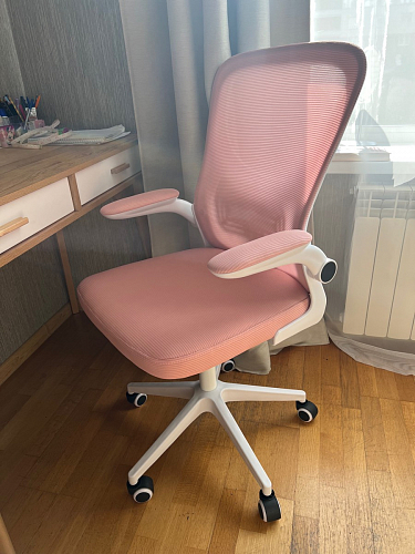 Компьютерное кресло Konfi pink / white фото покупателя 78