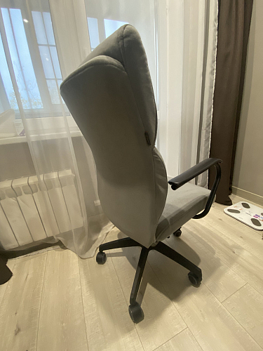 Компьютерное кресло Benefit/Бенефит флок бежевый 7 фото покупателя 33