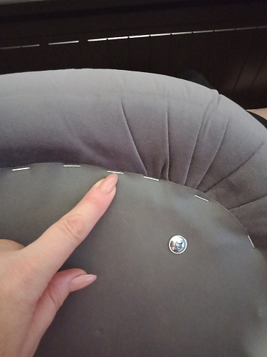 Стул на металлокаркасе Моншау крутящийся velutto 49 / черный фото покупателя 3