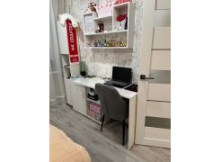 Стол Лота Лофт 140 25 мм юта / белый матовый фото покупателя 703