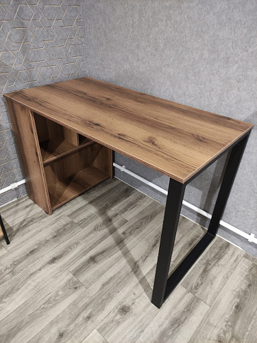 Письменный стол Битти Лофт 116х60х75 дуб вотан / белый матовый фото покупателя 91