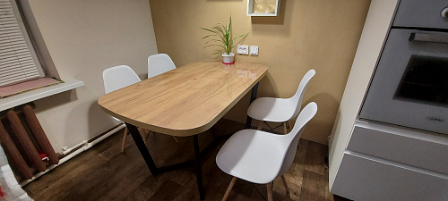 Стул Cindy Eames mod. 001 khaki / natural фото покупателя 23