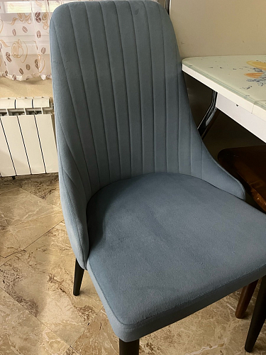 Стул на металлокаркасе Kora dark gray / black фото покупателя 249