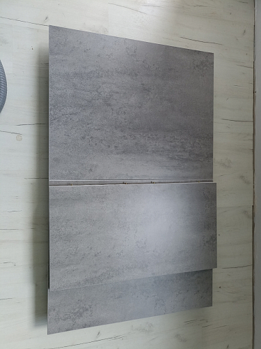 Стол Лота Лофт 120 32 мм бетон / черный матовый фото покупателя 109