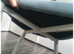 Стул на металлокаркасе Kora beige / black фото покупателя 118