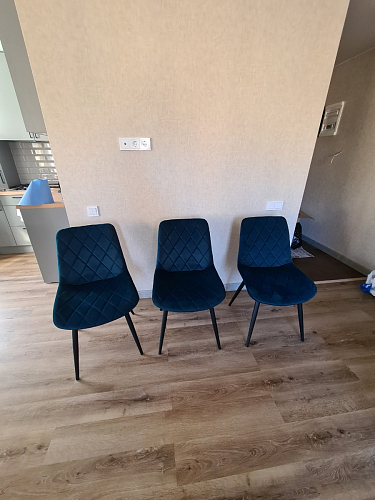 Стул на металлокаркасе Fox green / black фото покупателя 2