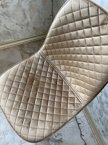 Стул на металлокаркасе Capri blue / white фото покупателя 32