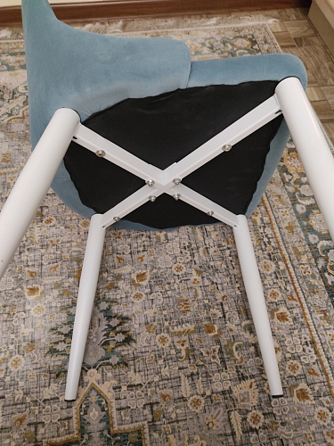 Стул на металлокаркасе Kora dark gray / black фото покупателя 96