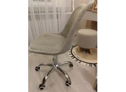 Компьютерное кресло Kolin с подушкой clear / white фото покупателя 308