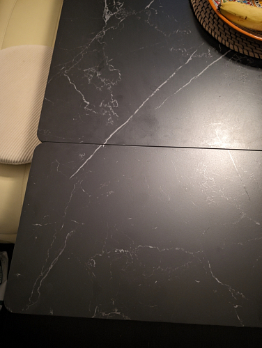 Керамический стол Вилли 140(200)х80 carmen light grey / черный фото покупателя 45