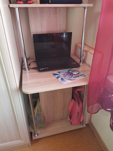 Компьютерный стол КСТ-12 белый  - Уцененный экземпляр фото покупателя 35