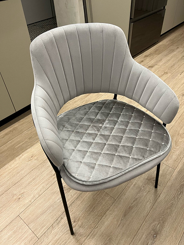 Стул на металлокаркасе Инклес желтый / черный глянец фото покупателя 22