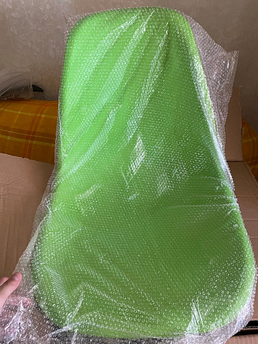 Пластиковый стул Eames PC-015 серо-голубой / дерево фото покупателя 456