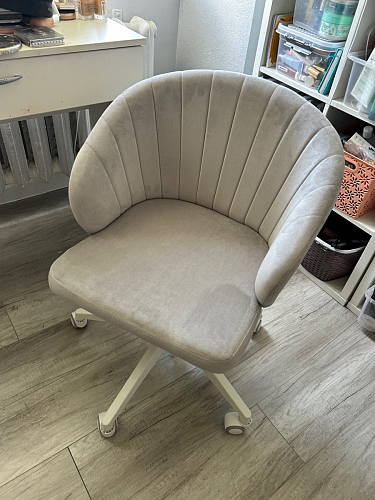 Компьютерное кресло Пард confetti silver серый / черный фото покупателя 117