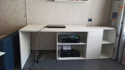 Письменный стол Лайт 03.245F белый гладкий 101 фото покупателя 87