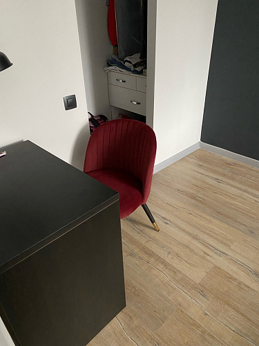 Стул на металлокаркасе Gabi 1 light purple / black / gold фото покупателя 44