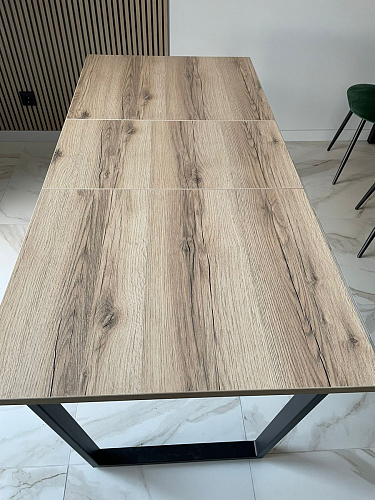 Стол раскладной Лота Лофт 120 25 мм юта / черный матовый фото покупателя 504