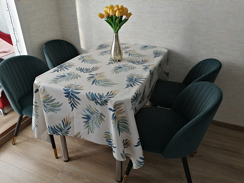 Стул на металлокаркасе Gabi 1 light purple / black / gold фото покупателя 107