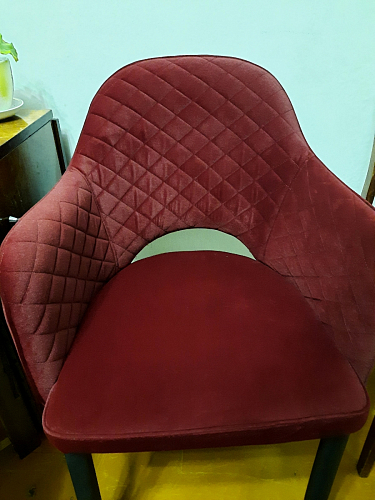 Стул на металлокаркасе Vener wine red фото покупателя 8