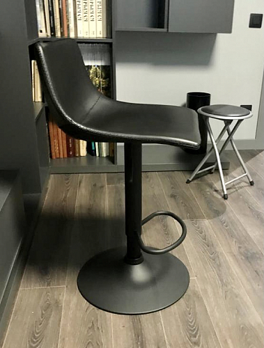 Барный стул Texas черный / черная нить фото покупателя 4