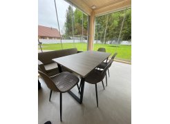 Стол Лота Лофт 140 25 мм черный матовый / бетон фото покупателя 202