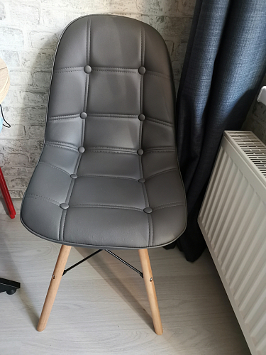 Деревянный стул Kvadro серый фото покупателя 17